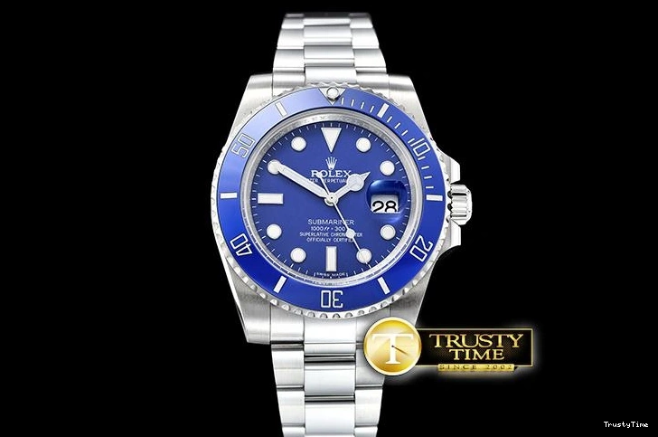 0925 HighQuality ROLSUB0257 – Submariner 116619LN SS SS Blue JF Asia 1031